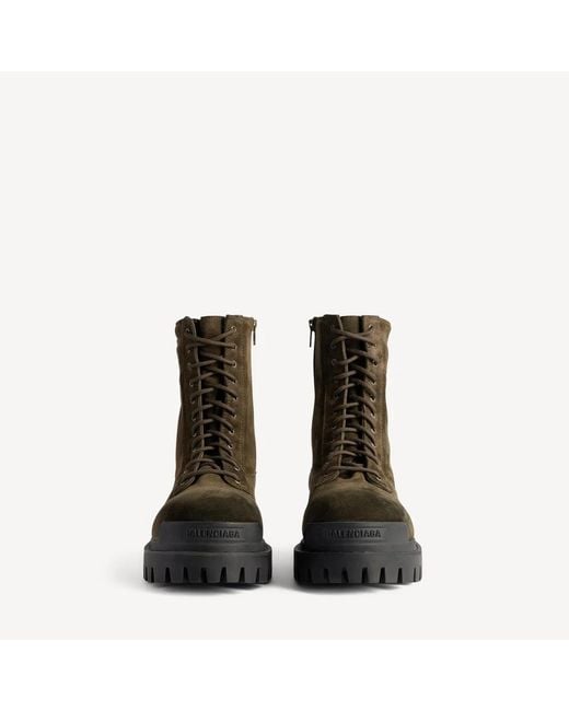 Balenciaga Brown Combat Strike L20 for men