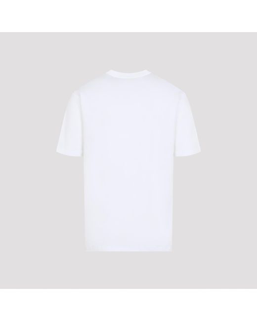 Kiton White Cotton T-Shirt for men