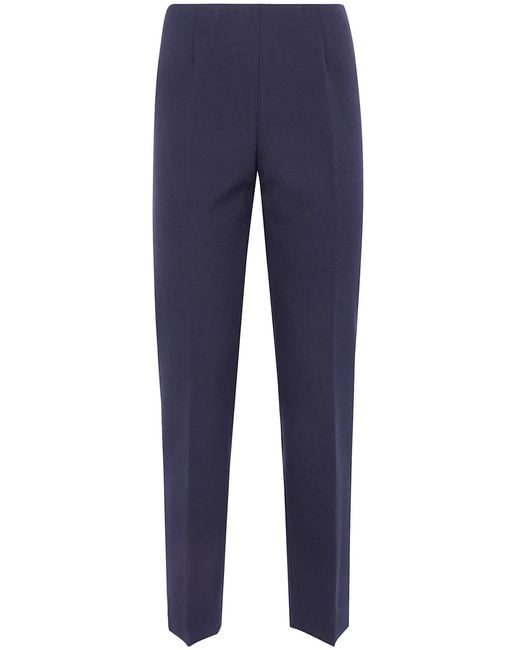 Peserico Blue Bistrech Compact Trousers