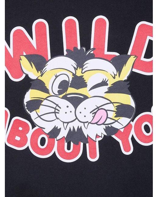 KENZO Blue Wild Tiger' Cotton T-Shirt for men