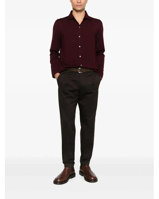 PT Torino Black Rebel Trousers for men