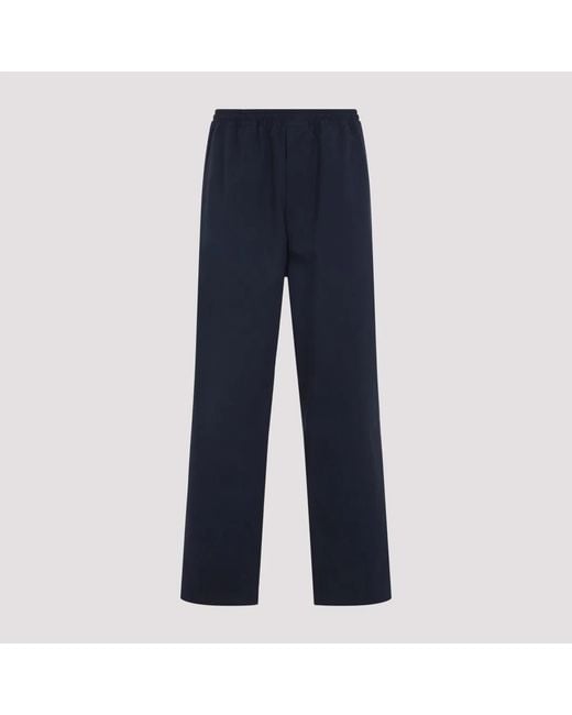 Prada Blue Cotton Pants for men