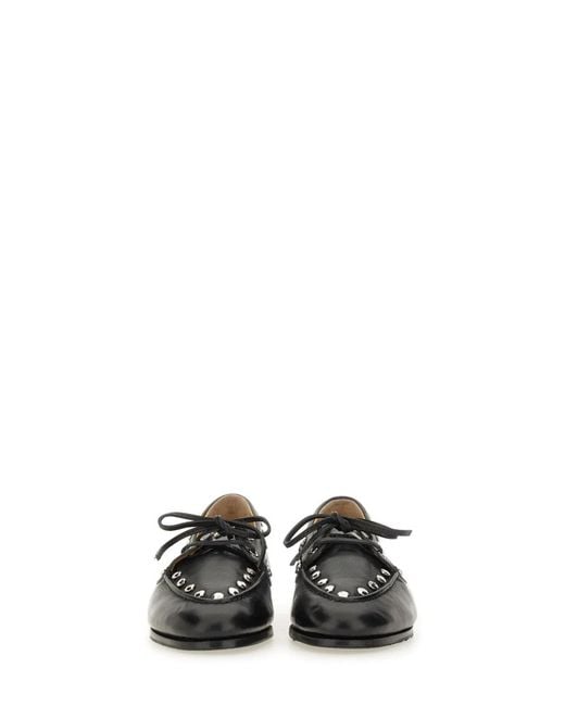 Bally Black Moccasin Plume