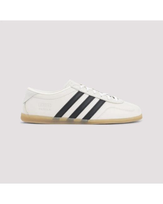 Adidas Originals White Gazelle Lo Pro Leather Sneakers