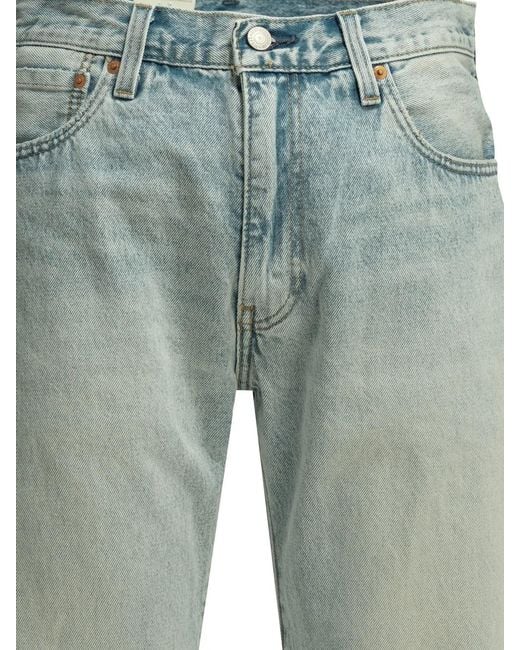 Levi's Blue "555 Relaxed Straight" Straight Leg Jeans for men