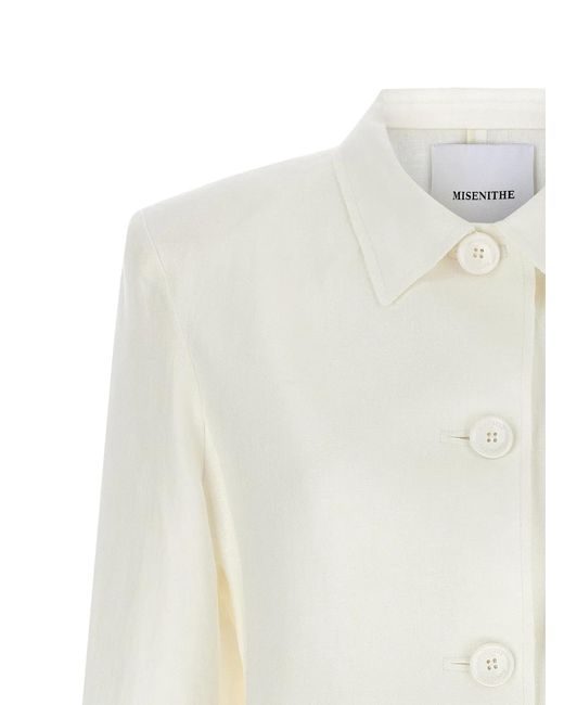 MISENITHE White 'Scarlett' Blazer