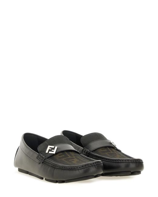Fendi Brown Ff Squared Driver for men