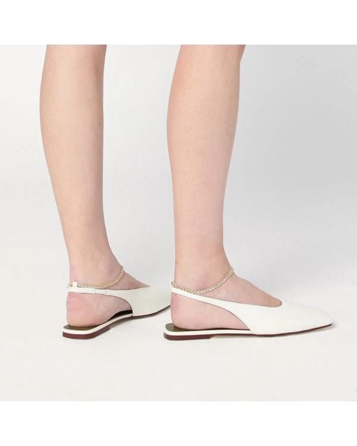 MARIA LUCA White Ivory Augusta Slingback