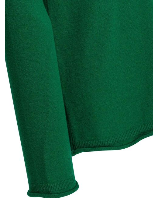 Comme des Garçons Green Shirt Wool Knitwear for men