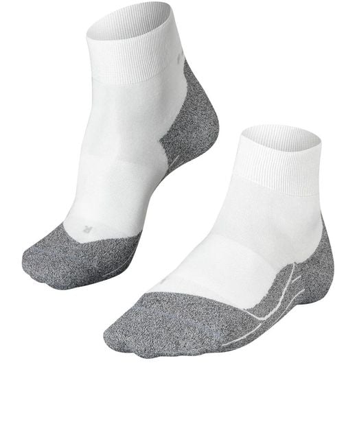Falke White Ru4 Light Short Socks