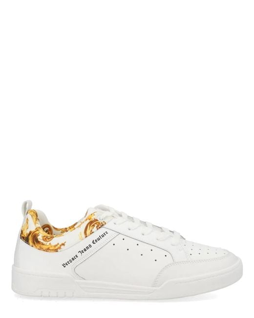 Versace Jeans Couture White Leather Sneaker for men