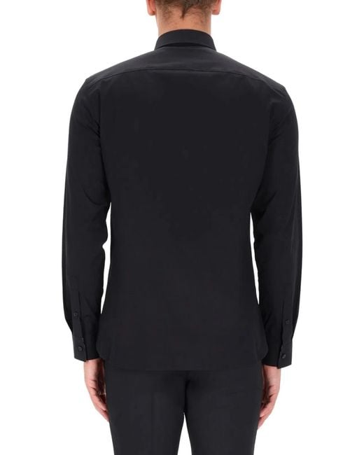 Burberry Black Cotton Shirt for men
