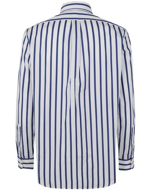 Polo Ralph Lauren Blue Sport Shirt Long Sleeve for men