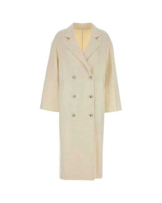 Loulou de Saison White Borneo Lds Long Coat