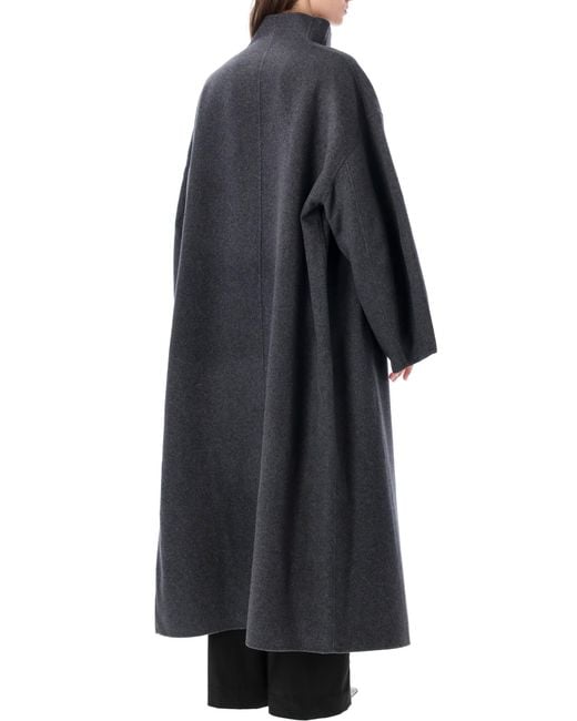 Frankie Shop Black Leroy Wool Coat