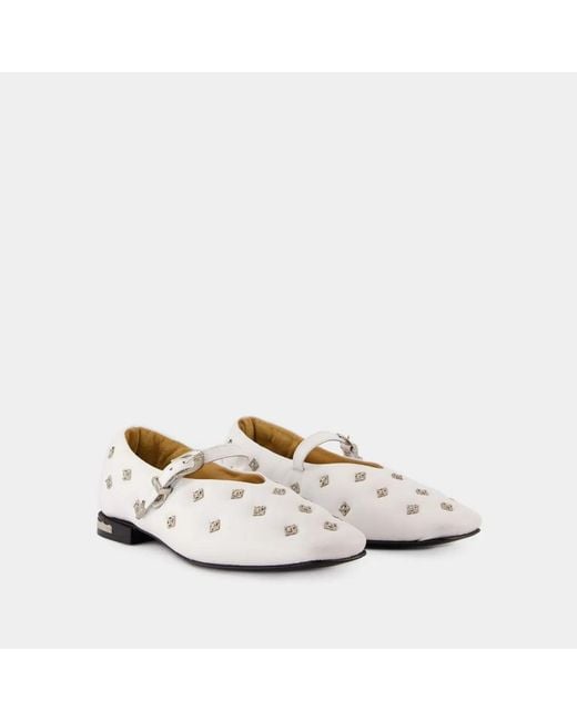 Toga White Aj1342 Ballerinas