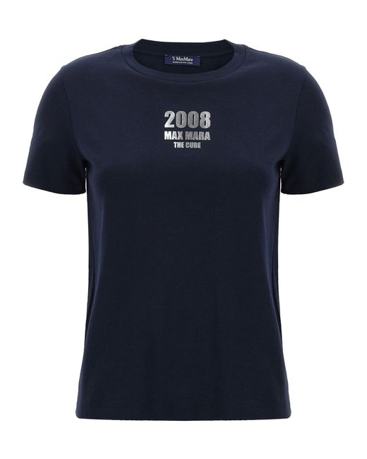 Max Mara Women's Blue 'Quieto' T-Shirt