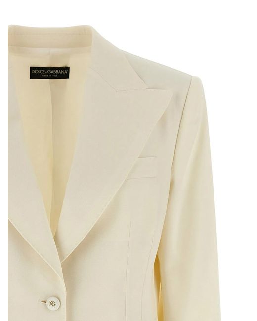 Dolce & Gabbana Natural Dolce & Gabbana 'Turlington' Blazer