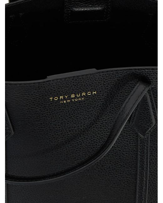 Tory Burch Black 'Perry' Small Shopping Bag