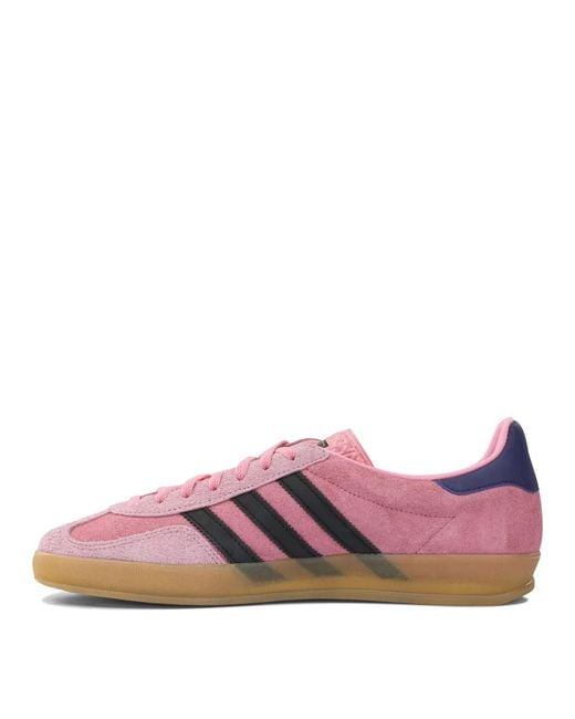 Adidas Originals Pink "Gazelle Indoor" Low Sneakers