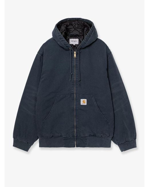 Carhartt Blue Og Active 'Dearborn' Canvas Jacket for men