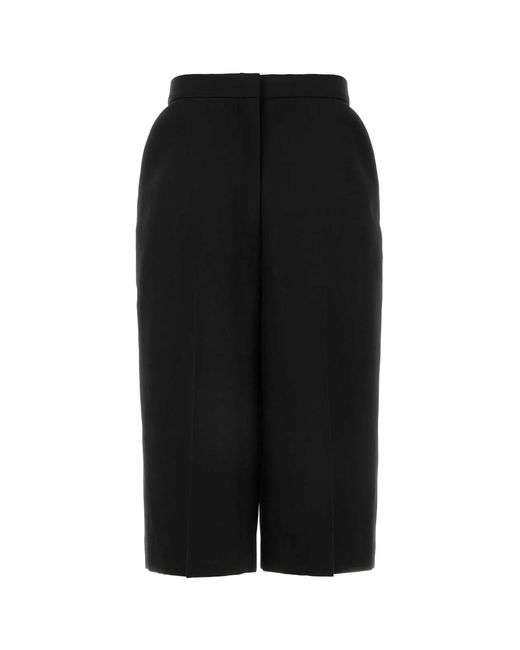 Givenchy Black Wool Bermuda Shorts