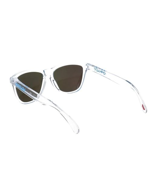 Oakley Blue Rubber Sunglasses