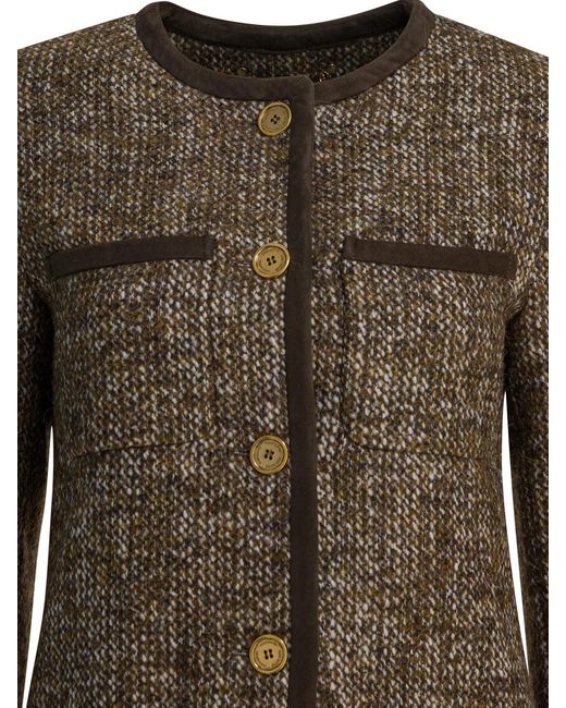 Golden Goose Deluxe Brand Green Wool Blend Jacket