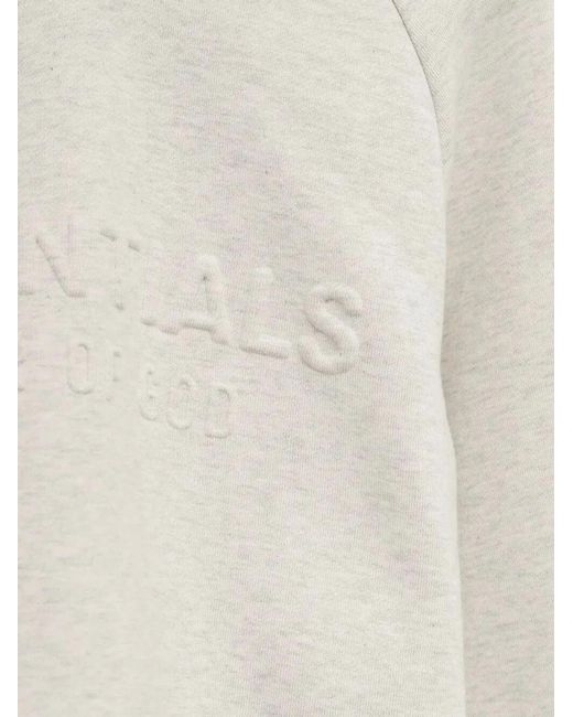 Fear Of God White 90's Raglan" Hoodie
