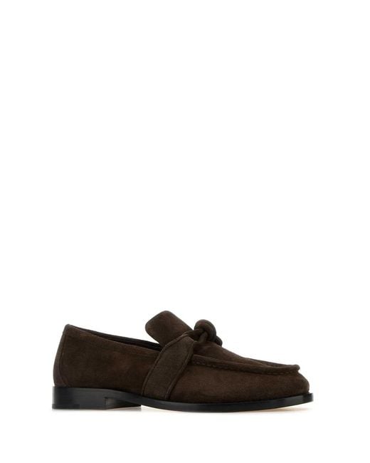 Bottega Veneta Black Astaire Loafer With Knot Detailing