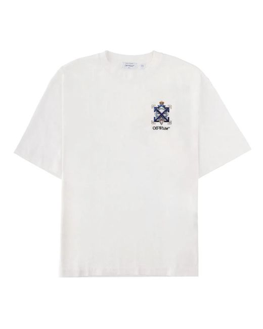 Off-White c/o Virgil Abloh White T-Shirt Con Logo for men