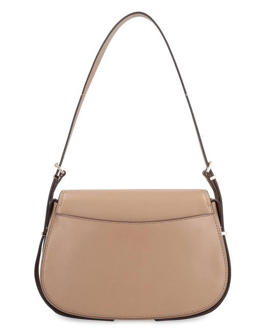 MICHAEL Michael Kors Brown Lydia Medium Flap Messenger Bag