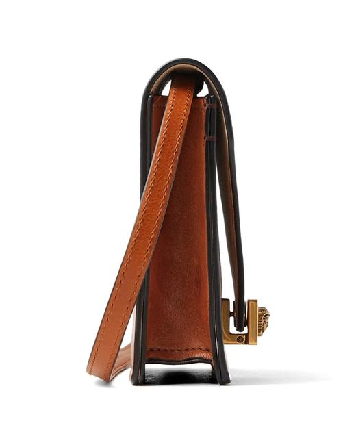 Versace Brown Tan Leather Luxury Bag