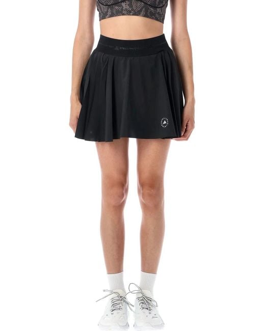 Adidas By Stella McCartney Black Adidas By Stella Mccartney Adidas By Stella Mccartney Pleated Training Skort