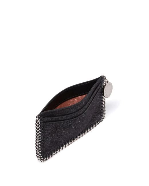 Stella McCartney Black Falabella Card Holder