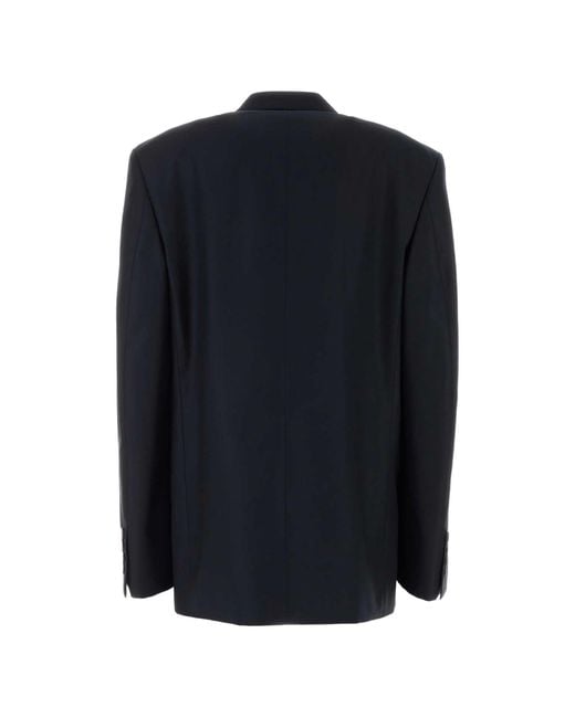 Gucci Blue Dark Wool Blazer