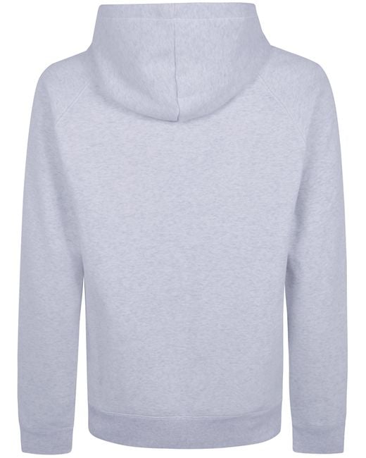 Carhartt Blue Hooded "Chase" Sweat Cotton/Polyester Sweat, 440 G/M² for men