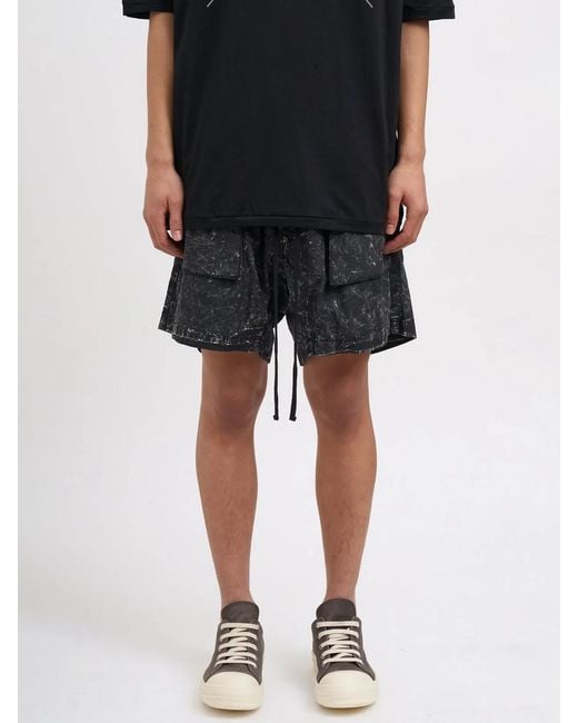 Thom Krom Black Bermuda Cavallo Basso for men