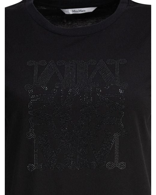 Max Mara Black "Maxmarabesque" T-Shirt