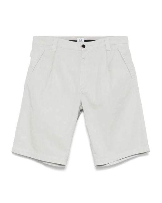C P Company White C.P.Company Bermuda for men