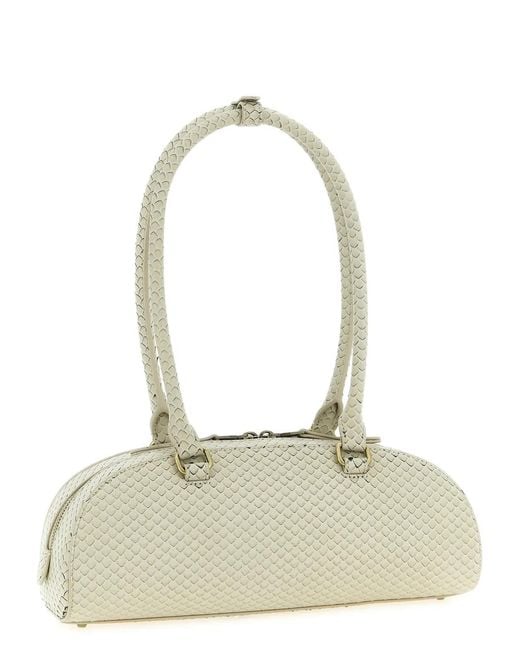 DIESEL White '1Dr Dome' Shoulder Bag