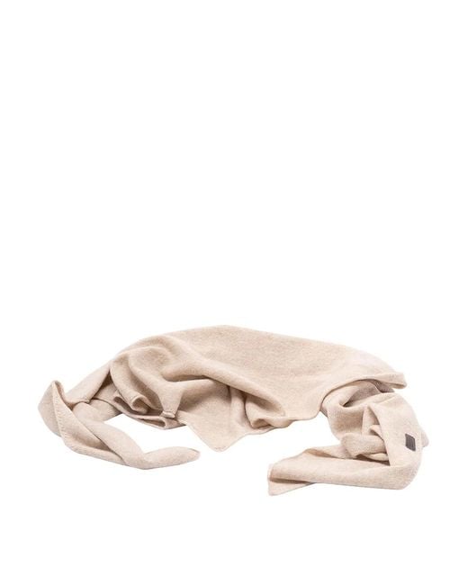 Brunello Cucinelli Natural Cashmere Scarf