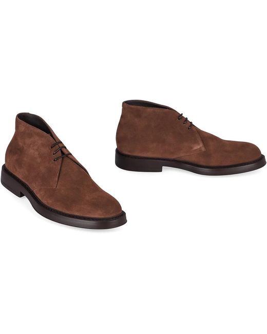 Doucal's Brown Desert Boot for men