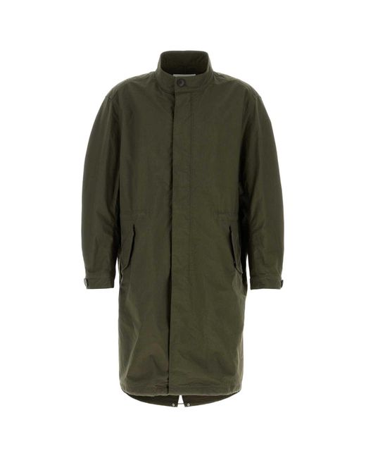 Givenchy Green Khaki Tailored Coat for men