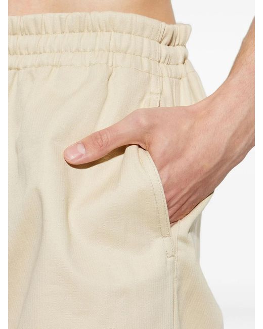 KENZO Natural Loose-Fit Cotton Trousers for men