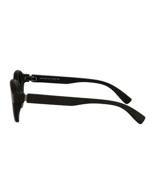 Mykita Black Steel Frame Sunglasses