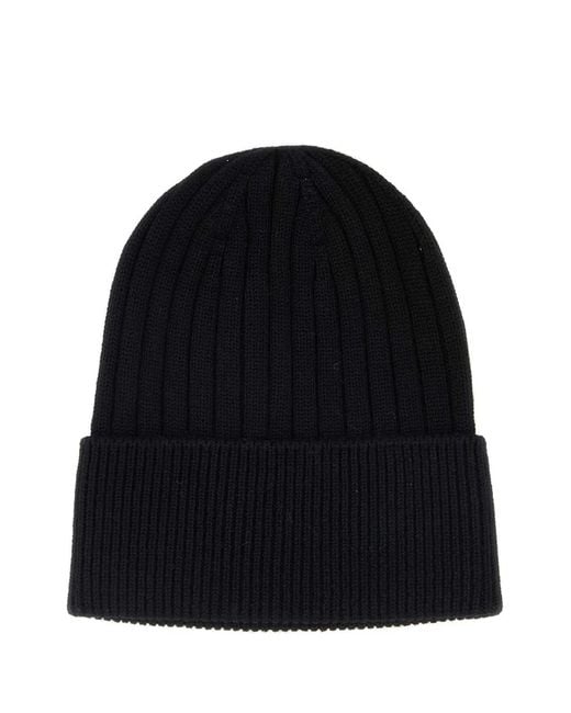 Gucci Black Wool Beanie Hat for men