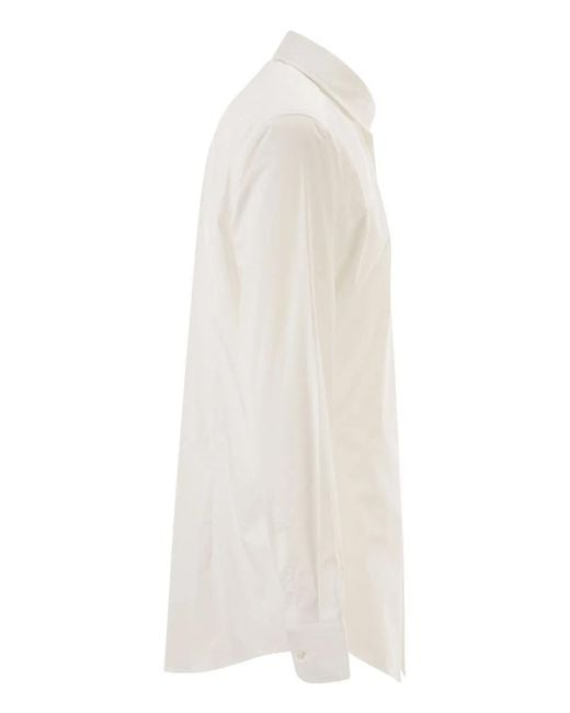 Boss White Slim Fit Shirt for men