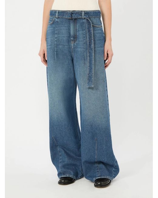 Weekend by Maxmara Blue Wkdmadia Denim Trouser