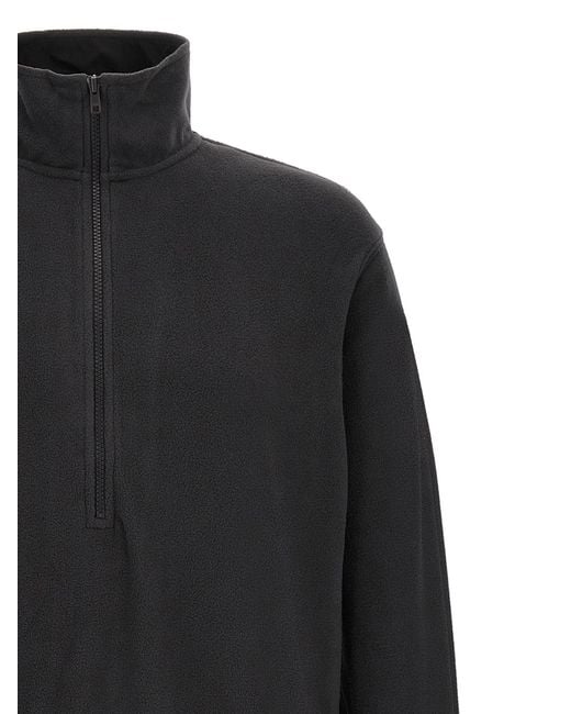 Entire studios Black 'Shell Fleece Pullover' Fleece Sweatshirt for men